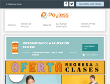 Tablet Screenshot of paylessecuador.com